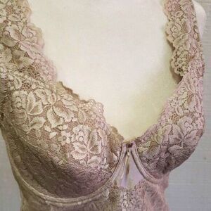 Made In Japan Women's Underwire Shapewear Off White Lace Body Shaping Bodysuit